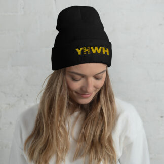 YHWH Cuffed Beanie